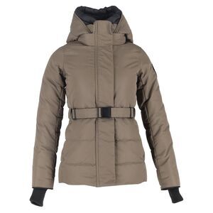 Canada Goose McKenna Hooded Down Jacket in Grey Polyamide